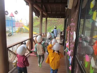 避難訓練をしました