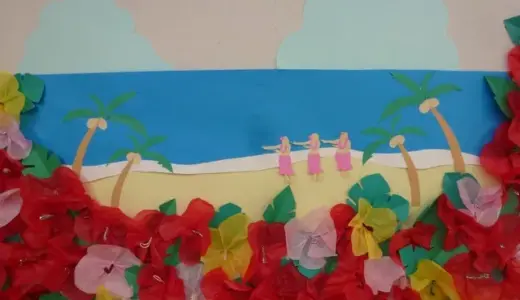 気分はハワイです。