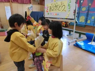年長さんとのお別れ会