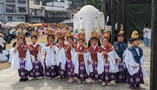 かわいい稚児行列