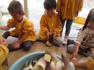 たけのこの皮むき