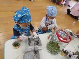 梅ジュースを作ったよ